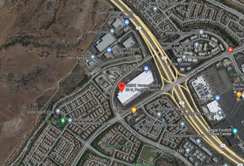 25892 Towne Centre Drive Foothill Ranch,CA